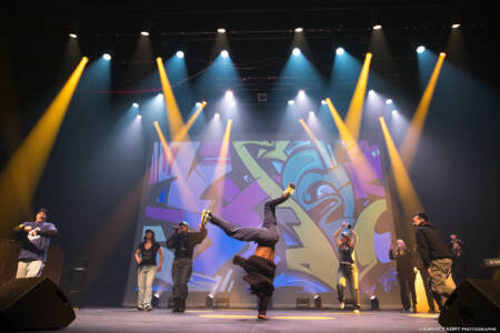 Photographe événementiel en Savoie : hip hop lors du spectacle des Jojos