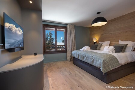 photographe immobilier à Courchevel : chambre