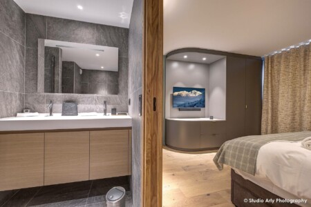 photographe immobilier à Courchevel : chambre