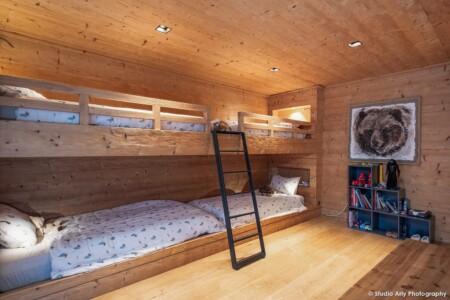 Chalet de luxe à Megève : la chambre enfants