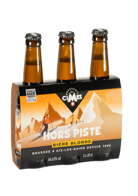 Bouteilles de bière Brasserie des Cimes (tripack) : Hors Piste